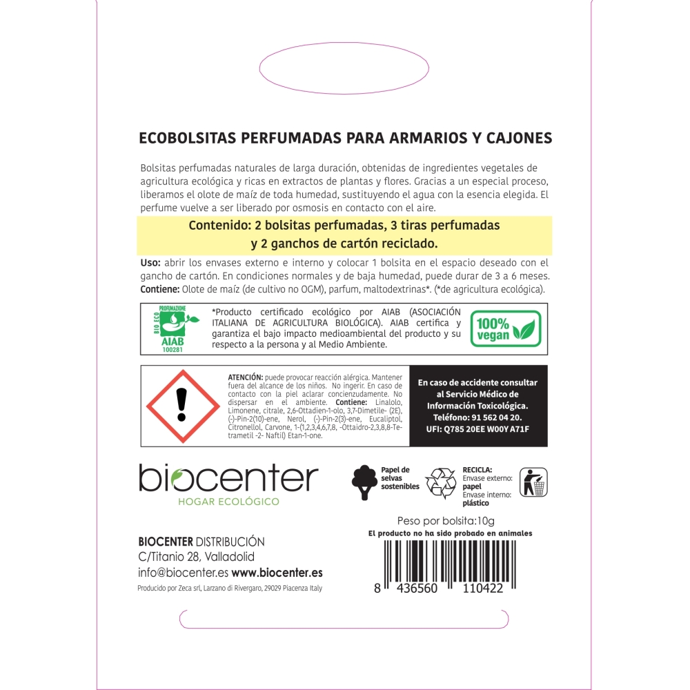 Detergente ecológico Quitagrasas - Biocenter - envase Ecofriendly 750 ml