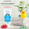 BIOCENTER Pasta de dientes natural para Niños- FRAMBUESA - Ecológica y Vegana