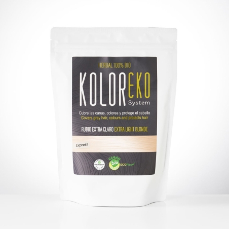 Tinte ecológico RUBIO EXTRA CLARO de aplicación única - Koloreko